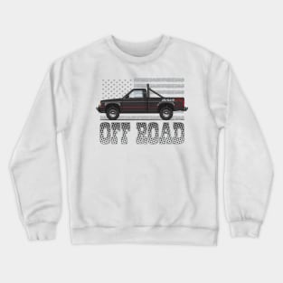 Off Road-Black Crewneck Sweatshirt